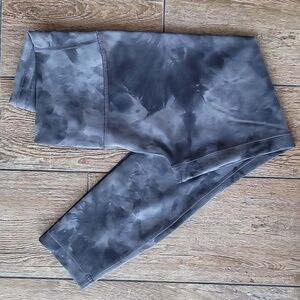 Lululemon Wunder Train Tight 25 Diamond Dye Pitch Grey Graphite Grey Size 6